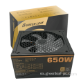 OEM/ODM 80 más fuente de alimentación de bronce 650W